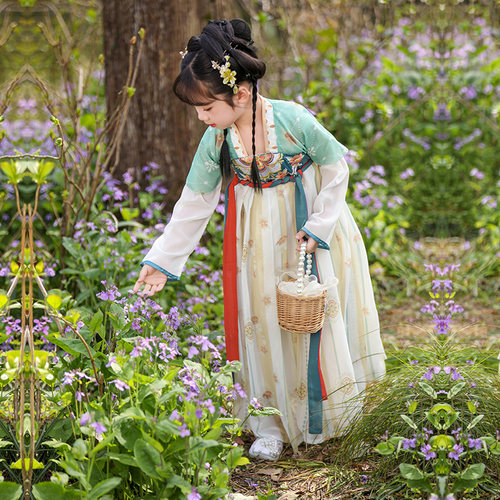 女童汉服春秋儿童古风超仙公主裙