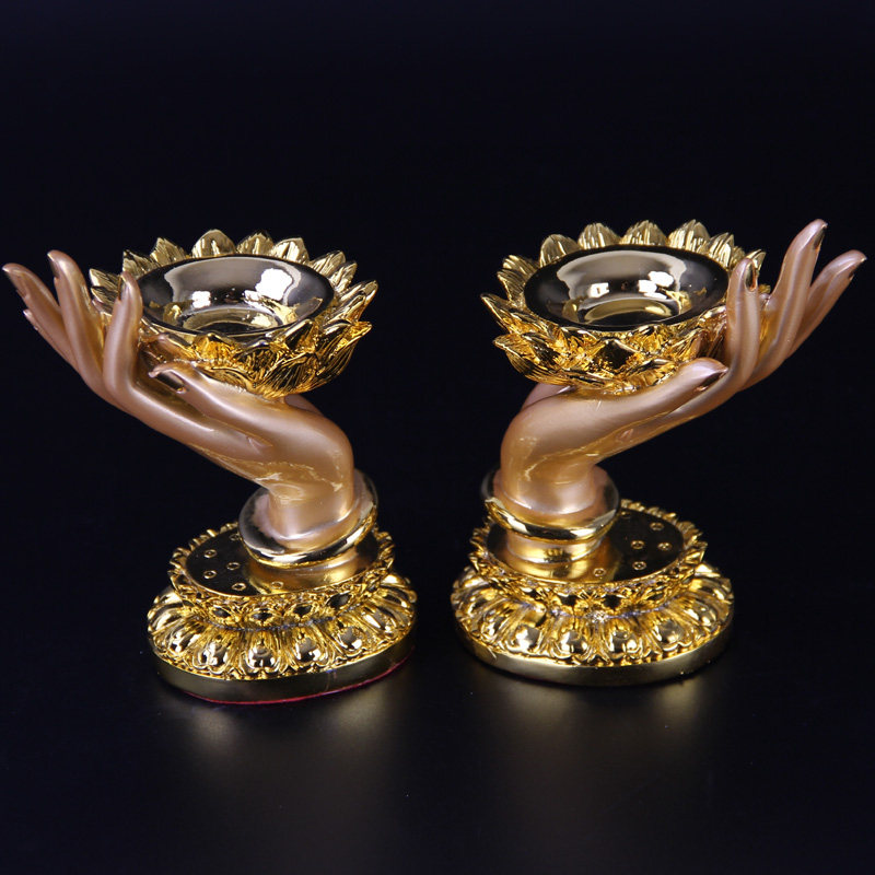 台灯座镀金烫金灯架电镀酥油灯