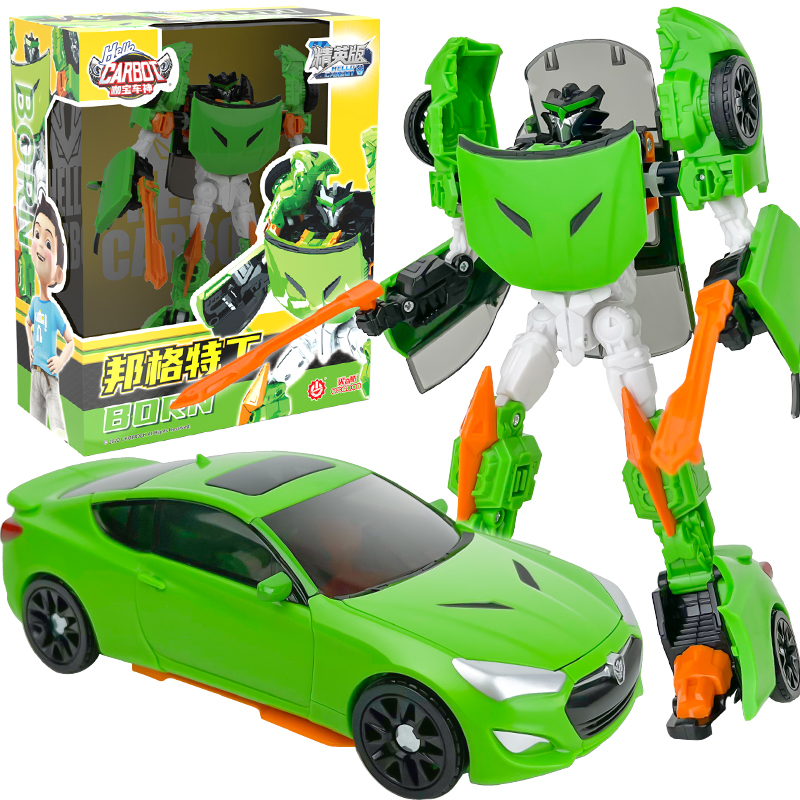 正版咖宝车神邦格特工变形汽车买奇酷机器人金刚男孩卡宝玩具儿童