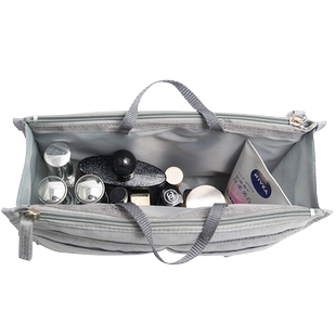 内胆包包中包托特包分隔内衬内袋包撑包内置分层整理收纳袋带拉链