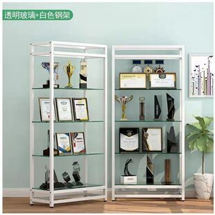 2025新玻璃手办展示架乐高模型透明展示柜家用货架摆件架奖杯证书