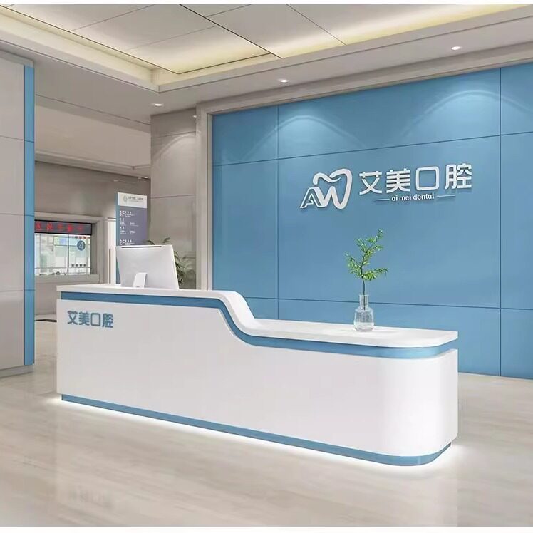 医院护士站工作台定制预检分诊台口腔诊所前台卫生院导医台导诊台
