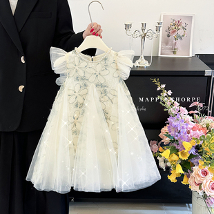 儿童连衣裙夏纱裙舒服高级感甜美服装 韩版 夏季 洋气潮童森系潮款