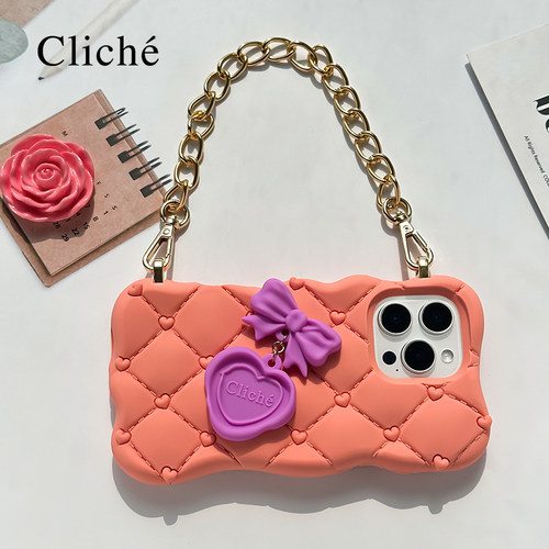 硅胶壳小清新苹果16手机壳原创