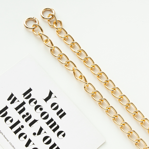 个性金属长链斜挎手提