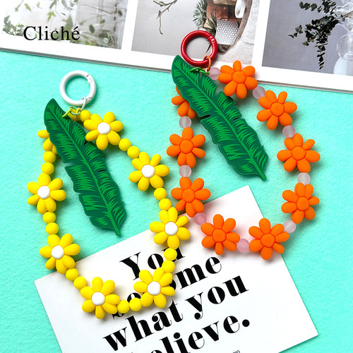 时尚个性艺术彩色硅胶珠手提链