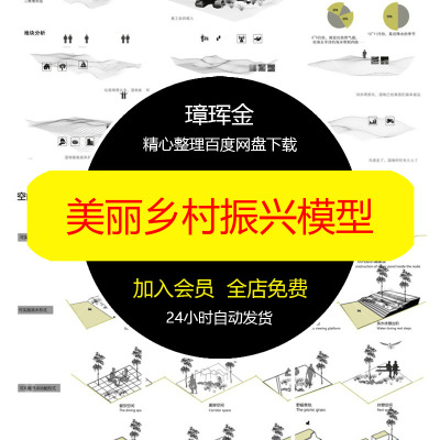 人口人群分层乡村振兴美丽分析图前期旅游PS改造活动现状模型er59