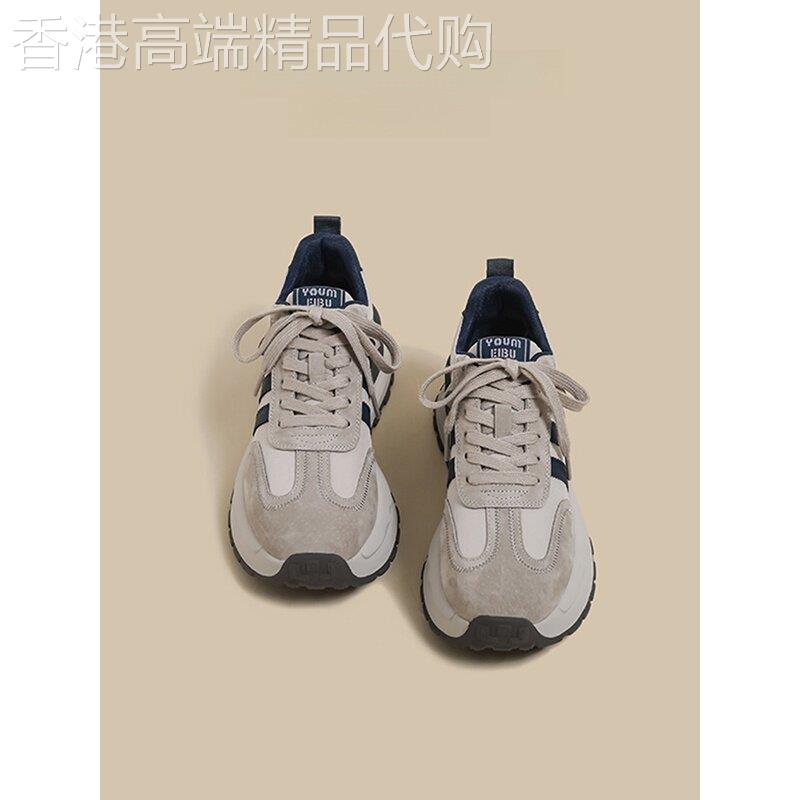 官网小c&k旗舰店2025新款女夏季运动厚底阿甘鞋韩版百搭老爹鞋
