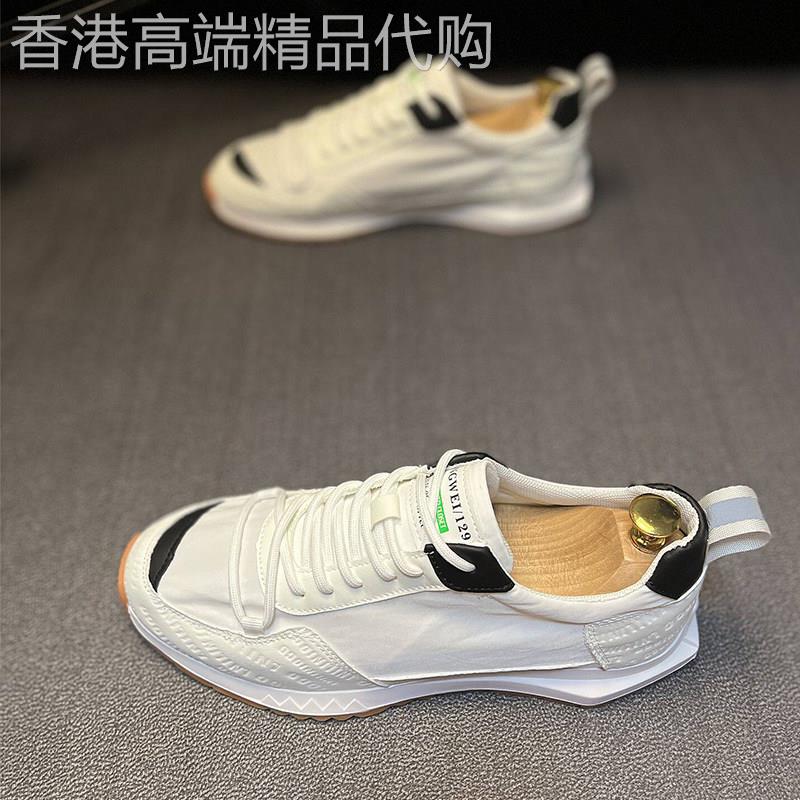 男鞋夏季透气2026新款休闲帆布小白鞋子潮鞋百搭男士跑步运动板鞋