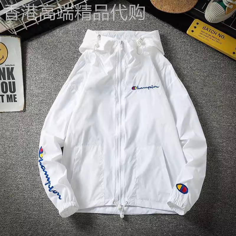 香港潮牌夏季防晒衣外套男情侣运动连帽夹克韩版超薄款透气防晒服