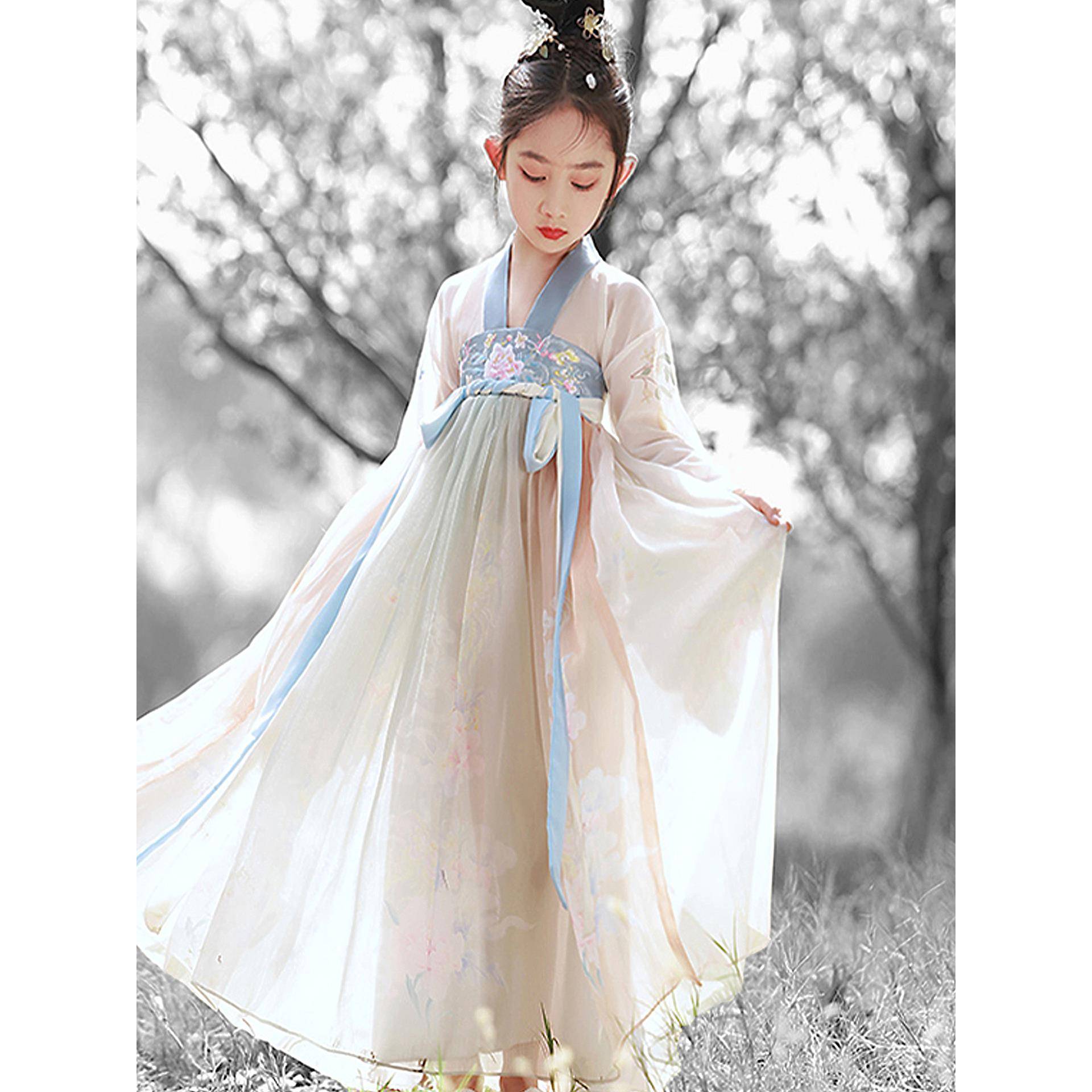 Mapping香港轻奢童装儿童汉服古风女童新中式襦裙夏季国风唐装