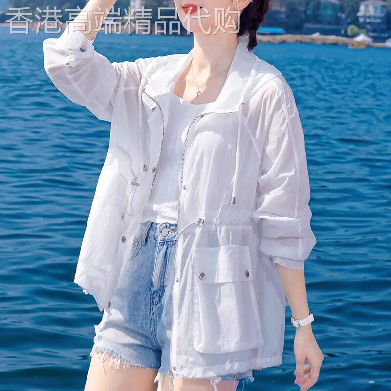 冰丝防晒衣女夏季2026新款韩版宽松爆款透气百搭薄款长袖衬衫外套