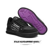 小帆船男女款 2025年新款 黑色厚底星星滑板鞋 范丞丞同款 百搭休闲鞋