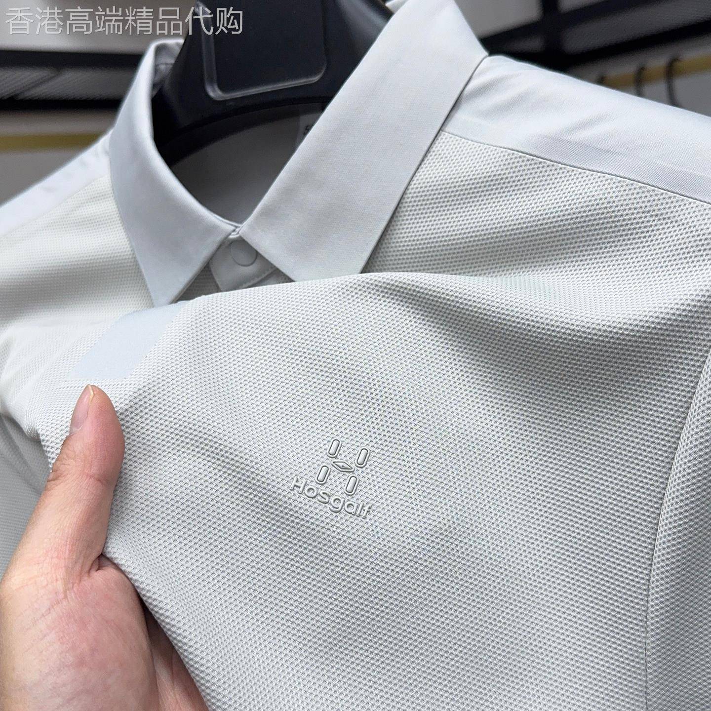 BOZZ BURY~自然会呼吸!凤梨冰丝短袖polo衫男免熨烫凉感翻领t恤