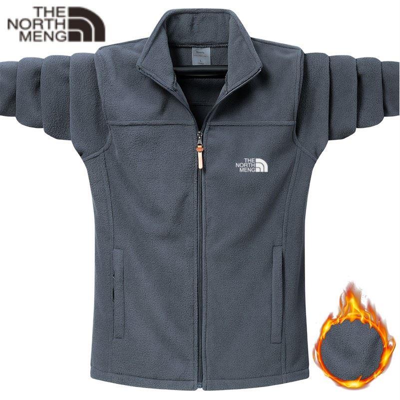 欧洲站~质感之选！摇粒绒抓绒外套女男秋冬加绒爸爸装冲锋衣内胆