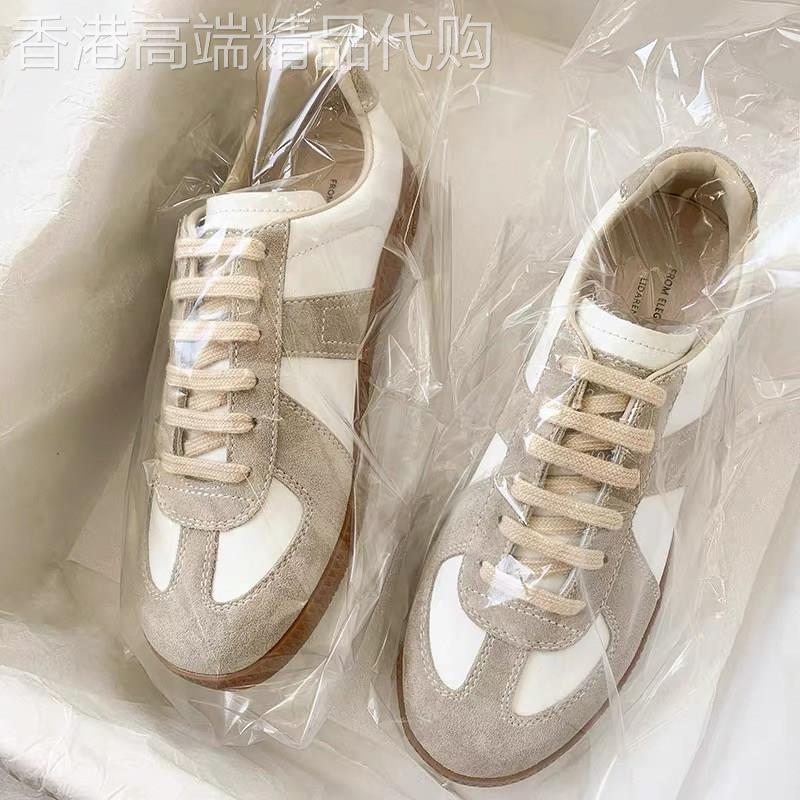 【头层牛皮】德训鞋男女鞋款2026新款厚底增高经典阿甘鞋黑色板鞋