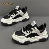 OFS 小众高级感面包板鞋 休闲潮流厚底运动覆古时尚 SGXCK 轻便潮鞋