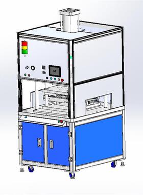 1.5T四柱气动压装机 X2726  3D图纸 机械设计素材 SW模型CAD