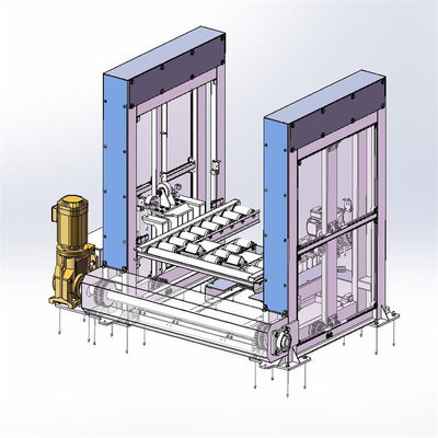 牙叉式升降提升辊道机 X2772  3D图纸 机械设计素材 SW模型