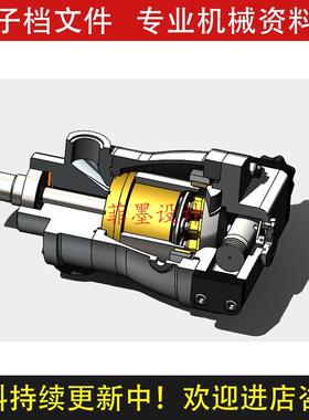 两款柱塞泵机械设计SolidWorks12版三维模型3D建模可编辑C2171CAD