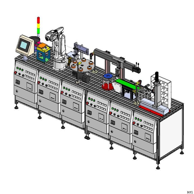 机器人流水线教学设备 X2775   3D图纸 机械设计素材 SW模型CAD