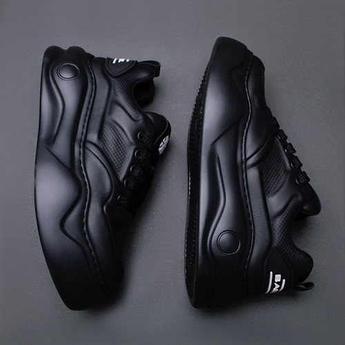 真皮2024新款休闲鞋高物厚底潮流