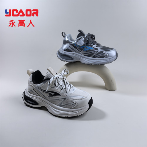 永高皮软底防滑舒适休闲运动鞋