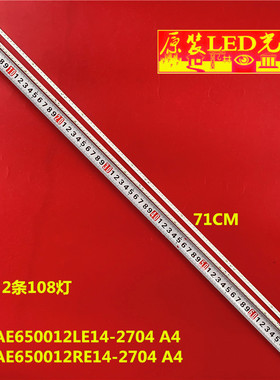 适用海尔K65M100灯条RF-AE650012LE14/AE650012RE14-2704 A4卡萨