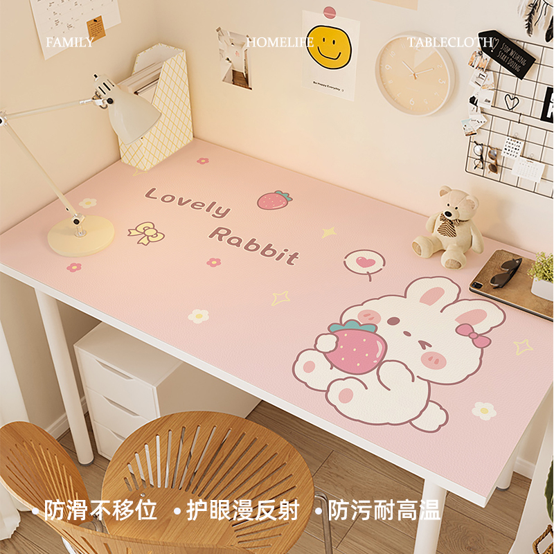 小学生卡通学习桌布防油防水防烫