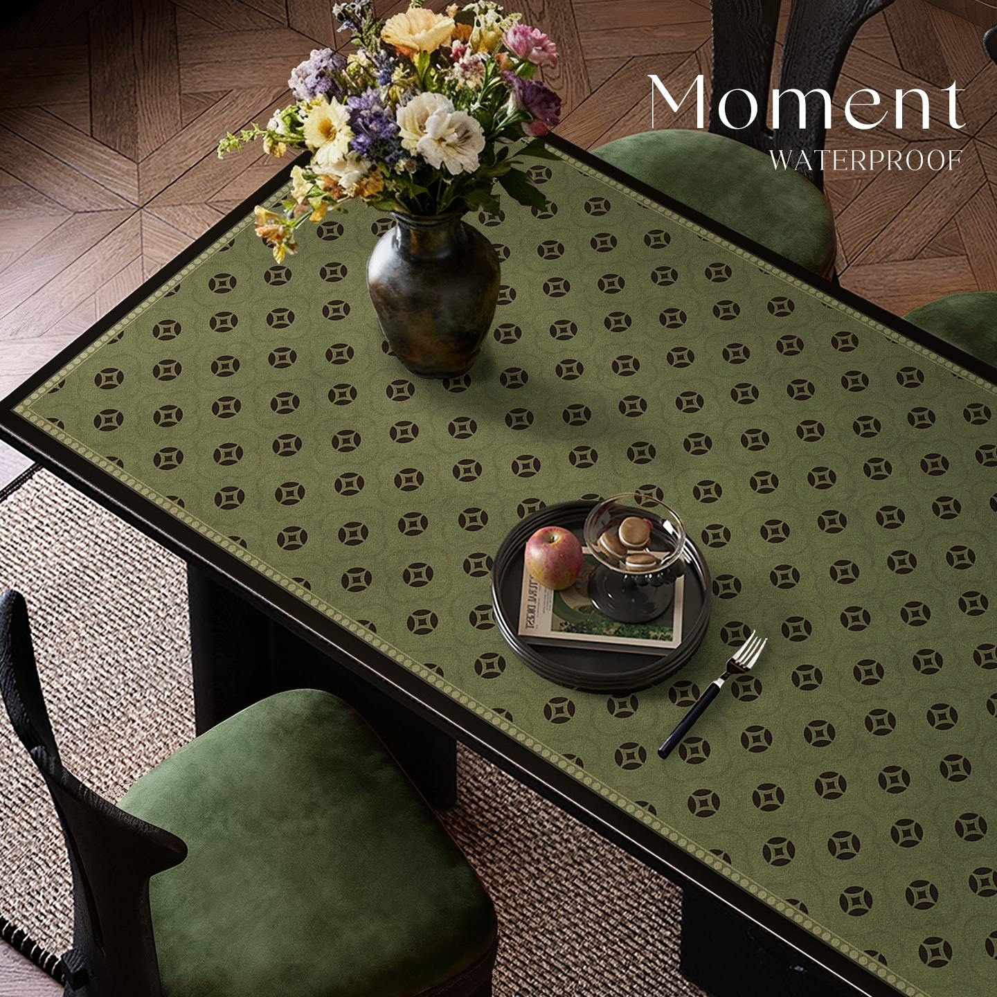 法式复古餐桌垫茶几桌面保护垫