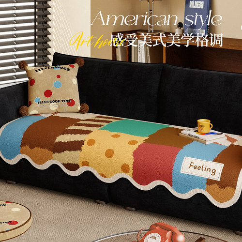 异形复古高级感沙发垫2025新款