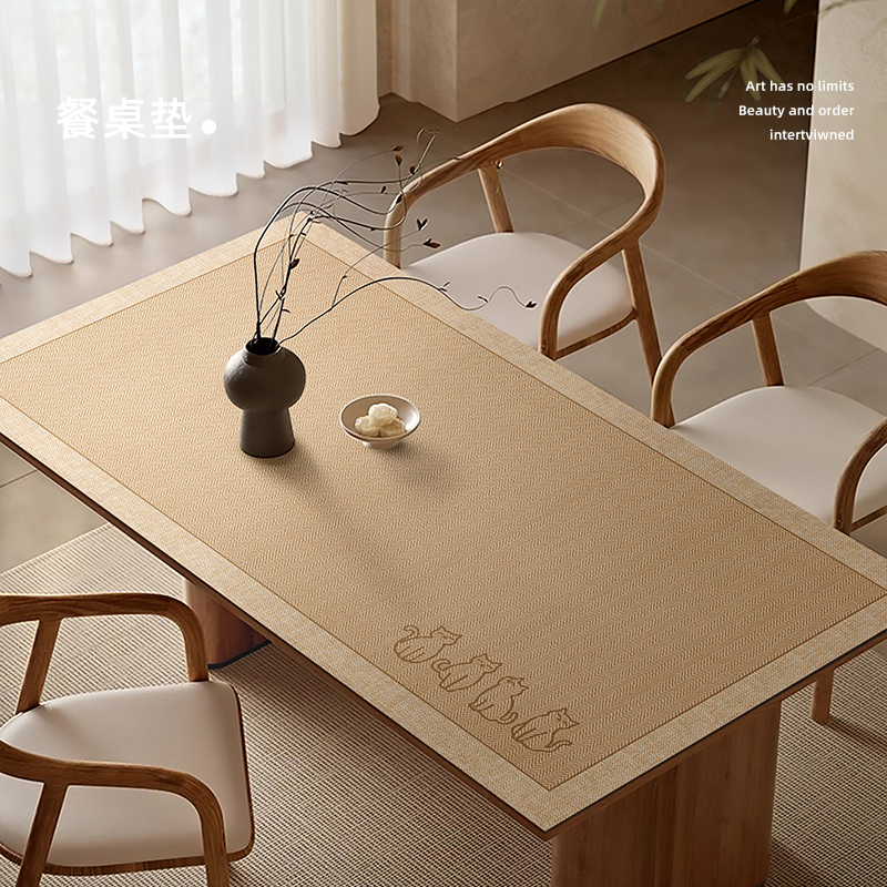 原木风防水防油防烫免洗餐桌垫