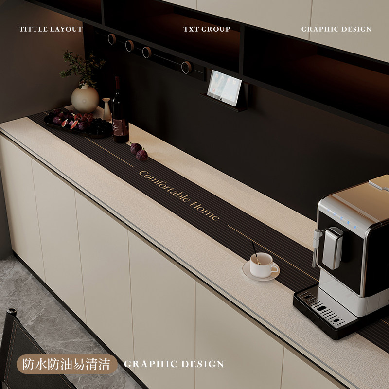 简约现代轻奢餐边柜电视柜保护垫皮革垫防水防油鞋柜台面保护垫