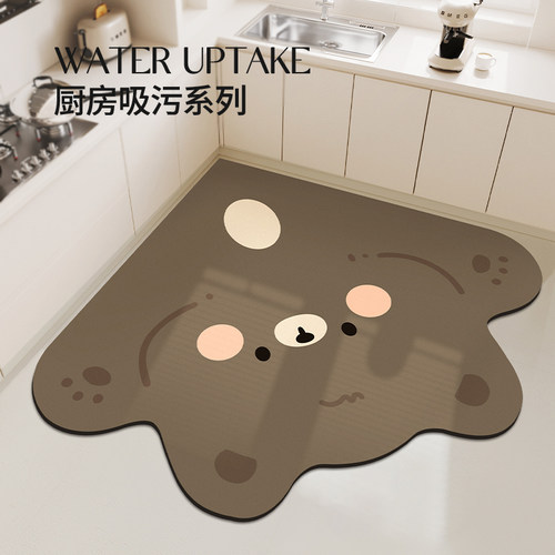 厨房专用防油脚垫拐角地垫