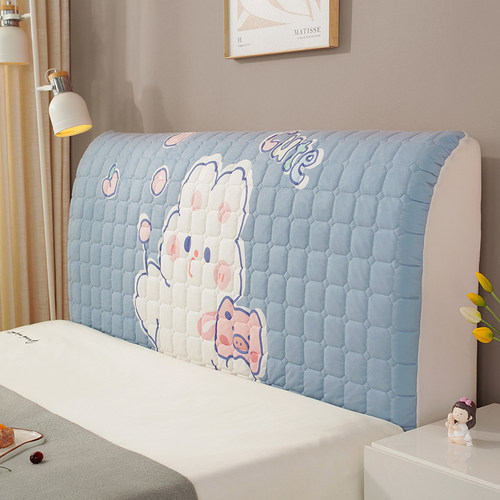 全包床头罩防尘简约软包套