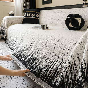 冬季新款加厚毛绒沙发巾盖布2025一整张全盖防猫抓沙发套罩布毯子