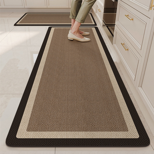 硅藻泥厨房地垫防滑防油吸水垫专用脚垫加厚可擦免洗耐脏防摔地毯