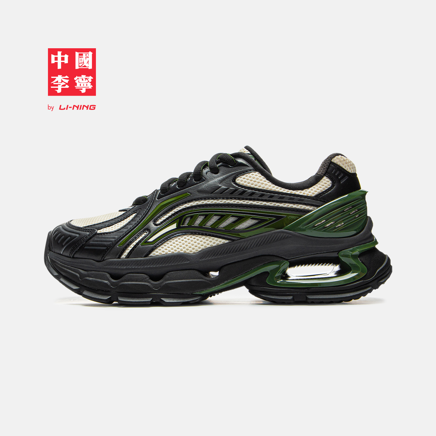 李宁烈骏BOW男子减震运动生活鞋