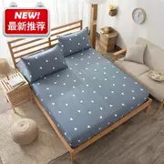 Giường đơn giá s tay áo màu nâu twill chà nhám trải giường không thể đủ khả năng bóng bị phai co lại trượt - Trang bị tấm