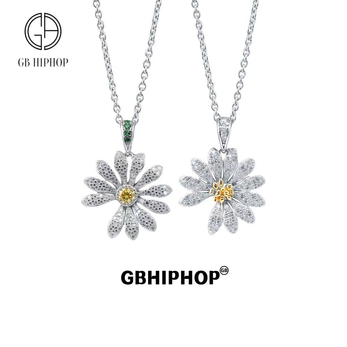 GB权志龙GD同款高级满钻雏菊项链