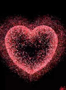 同款会跳动动态爱心代码 python可用 源代码