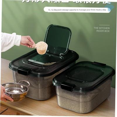 Rice barrel flour storage tank Household rice storage box