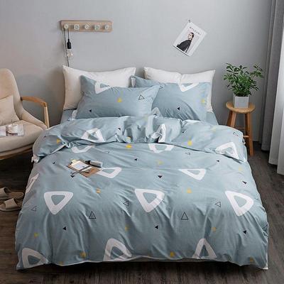 Cotton Bed sheets set quilt cover pillow cases four-piece b