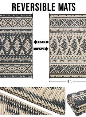 Olanly Outdoor Plastic Straw Rug Waterproof Indoor Outdoor C