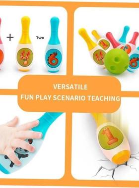 2023 Bowlng Set Educaton Toys For Kds Toddlers Anmal Num