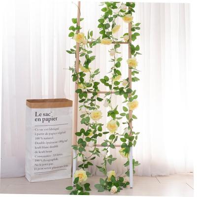 2m Artificial Flowers Rose Ivy Vine Wedding Decoration Real