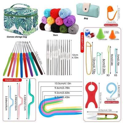 Cotton Yarn Thread Ball For Crochet Knit Hook Sets Hand Knit