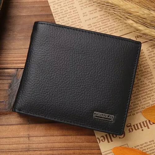 Genuine Leather Mens Wallet Premium Product Real Cowhide Wal