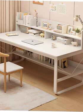 Integrated computer desk, desktop, home desk, bookshelf Writ