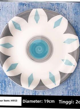 dinner plates ceramic steak plate dishes 西餐盘 western food